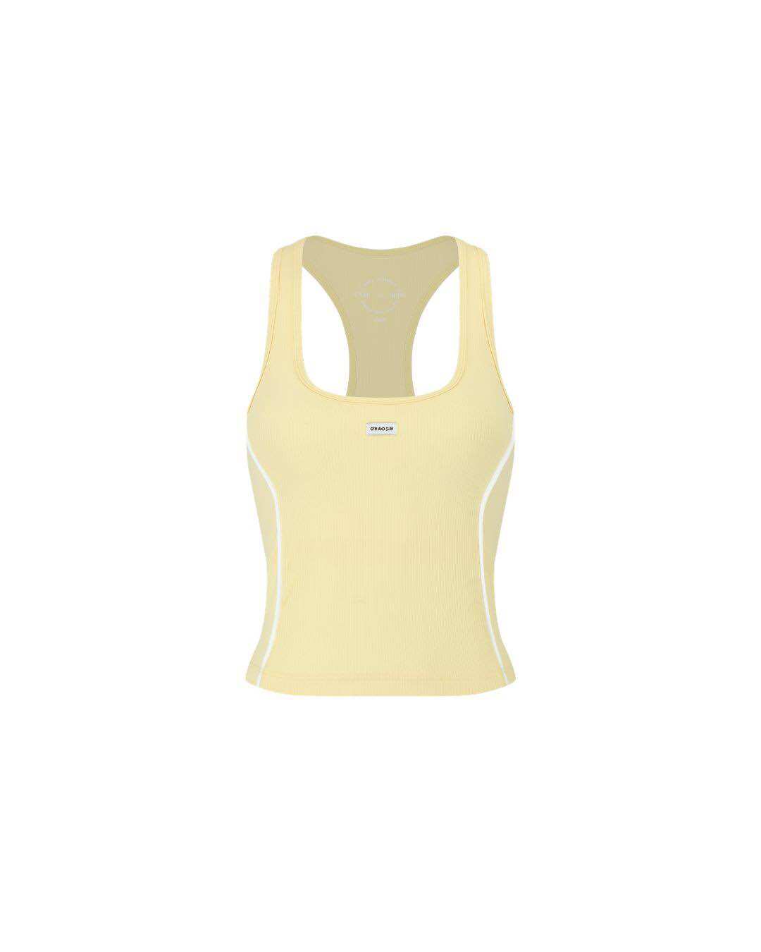 Charli Tank Sport Bra in SunshineYellow